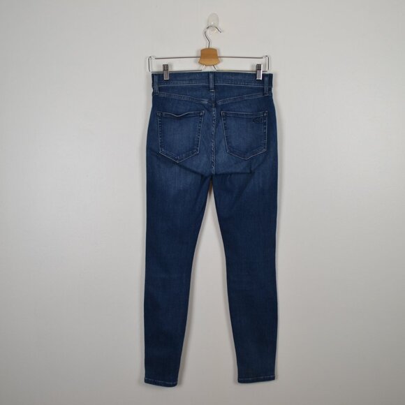 AYR The Chiller Skinny Ankle Stretch High Rise Womens 27/28 Blue 5 Pocket Jeans - Picture 4 of 9